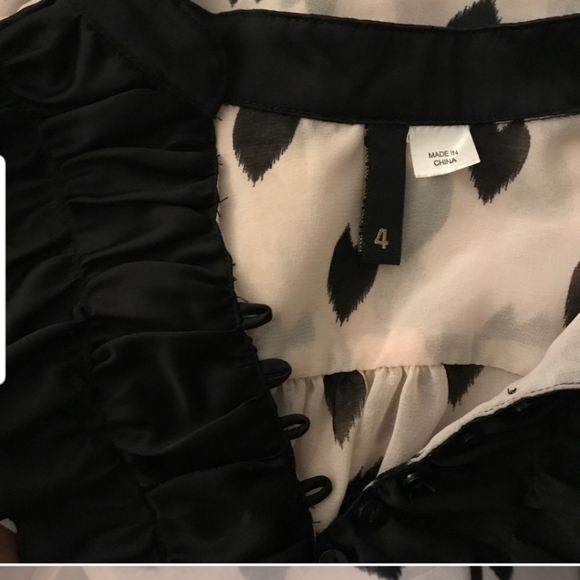 H&M Heart Ruffle Blouse - Picture 3 of 3